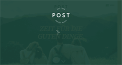 Desktop Screenshot of kinderhotelpost.at
